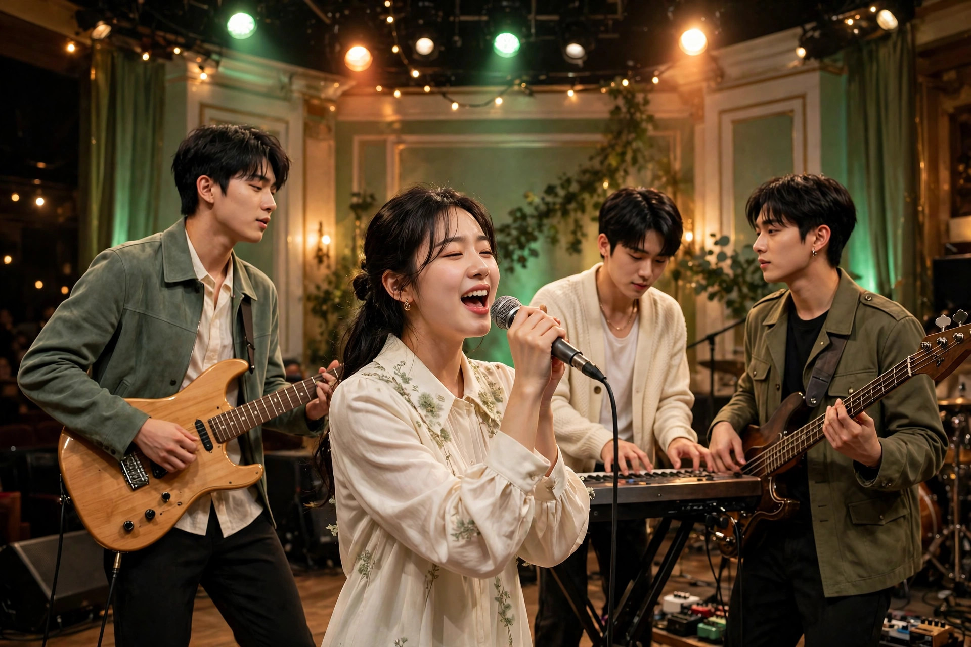 Ảnh demo — cộng đồng iMusic biểu diễn trên sân khấu nhỏ